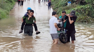 Công an Bắc Ninh kịp thời ứng trực điểm xung yếu, bảo vệ an toàn cho người dân