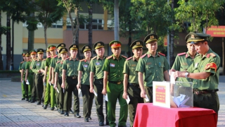 Trường Đại học ANND quyên góp 200 triệu đồng ủng hộ đồng bào lũ lụt