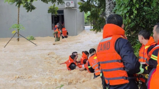 Lực lượng CAND tập trung phòng, chống lũ lụt, sạt lở đất ở Bắc Bộ