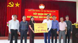 TKV ủng hộ 10 tỷ đồng hỗ trợ các tỉnh miền núi phía Bắc khắc phục hậu quả thiên tai