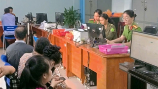 Công an xã Châu Thành tiên phong chuyển đổi số phục vụ người dân