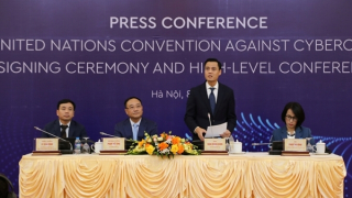 International press conference on upcoming signing ceremony of UN Convention against Cybercrime