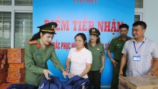 Bộ Công an chỉ đạo tăng cường các biện pháp xử lý vệ sinh môi trường và phòng dịch sau lũ lụt