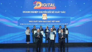 Nhà xuất bản Giáo dục Việt Nam được vinh danh “Doanh nghiệp, đơn vị sự nghiệp chuyển đổi số xuất sắc”