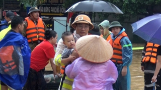 Những hy sinh thầm lặng của cán bộ, chiến sĩ Công an Thái Nguyên trong bão lũ