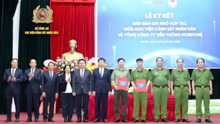 MobiFone và Học viện Cảnh sát nhân dân ký kết Biên bản ghi nhớ hợp tác toàn diện