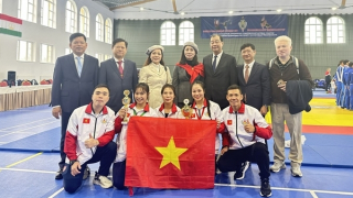 Thể thao CAND lại "giành vàng" tại Nga