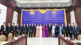 Giao lưu thắm tình hữu nghị giữa thanh niên, phụ nữ Công an Việt Nam và Lào