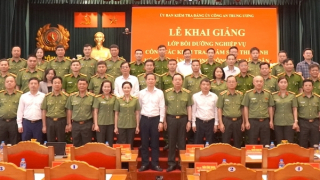 Tập huấn công tác kiểm tra, giám sát, thi hành kỷ luật đảng trong CAND