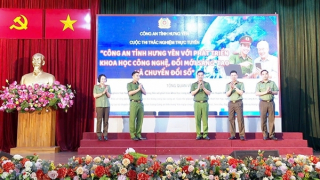 Tuổi trẻ Công an Hưng Yên sôi nổi hưởng ứng Cuộc thi chuyển đổi số