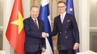 Tổng Bí thư Tô Lâm hội đàm với Tổng thống Phần Lan Alexander Stubb