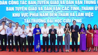 Ban Tuyên giáo và Dân vận Trung ương khảo sát thực tế mô hình đổi mới sáng tạo tại Vĩnh Long