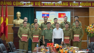 Nâng cao nghiệp vụ báo chí, truyền thông cho cán bộ Bộ Công an Lào