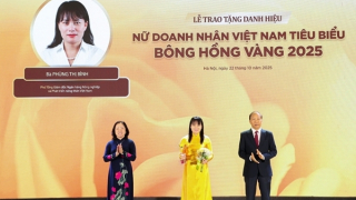 Phó Tổng Giám đốc Agribank được vinh danh “Nữ doanh nhân Việt Nam tiêu biểu - Bông hồng Vàng 2025”