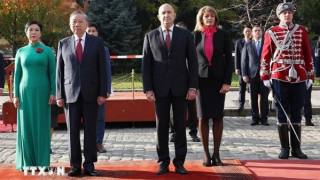 Bulgaria tổ chức trọng thể Lễ đón Tổng Bí thư Tô Lâm và Phu nhân