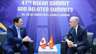 Thủ tướng Phạm Minh Chính gặp lãnh đạo các nước Campuchia, Canada và Brazil