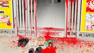 Bắt nhanh 2 đối tượng tạt sơn nhà dân