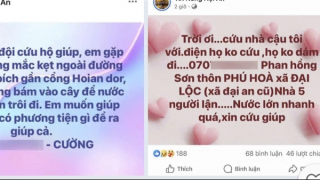 Cảnh giác trước thông tin "kêu cứu" sai sự thật giữa thời điểm mưa lũ