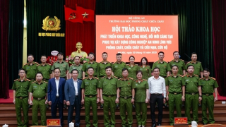 Tập trung nguồn lực thúc đẩy phát triển công nghiệp an ninh lĩnh vực PCCC&CNCH