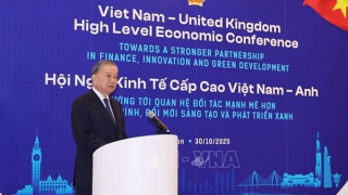 Tổng Bí thư Tô Lâm dự Hội nghị Kinh tế Cấp cao Việt Nam - Anh