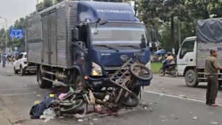 Tai nạn liên hoàn, tài xế xe gắn máy kéo rơ-mooc chở rác tử vong tại chỗ