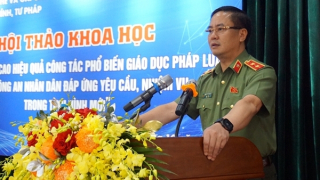 Đổi mới, nâng cao hiệu quả công tác phổ biến, giáo dục pháp luật trong CAND