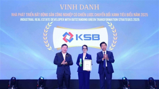 KSB được vinh danh tại giải thưởng “Vì tương lai xanh” năm 2025