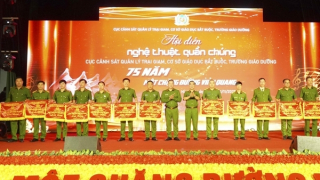 Sôi nổi Hội diễn nghệ thuật quần chúng lực lượng Cảnh sát quản lý trại giam