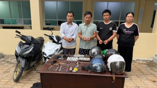 Triệt phá nhóm đối tượng trộm cắp và tiêu thụ xe máy liên tỉnh