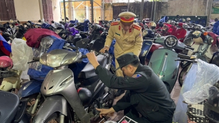 CSGT đồng loạt kiểm tra học sinh vi phạm an toàn giao thông