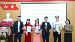 Trao giải cuộc thi thiết kế bài giảng phòng, chống tác hại của thuốc lá