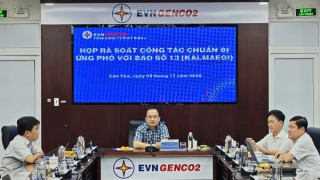 EVNGENCO2 chủ động triển khai các kịch bản ứng phó với bão số 13