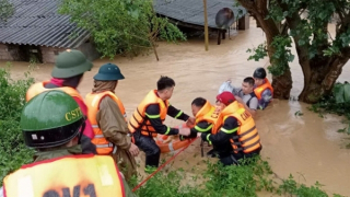 Công an các đơn vị, địa phương ứng phó khẩn cấp với bão số 13