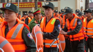 Hơn 300 cán bộ, chiến sĩ CSCĐ hỗ trợ phòng chống bão