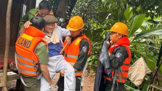 Công an các đơn vị, địa phương tập trung các biện pháp khẩn cấp ứng phó bão số 13