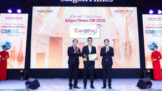 Care For Việt Nam tiếp tục được vinh danh “Doanh nghiệp vì Cộng đồng” tại Saigon Times CSR 2025