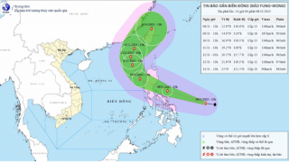 Bão Fung-Wong có thể đạt cấp siêu bão, ngày 10/11 vào Biển Đông