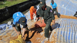 Kích hoạt phương án cấp bách tại sự cố ở hồ chứa 1,7 triệu m3 nước