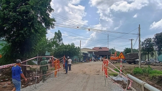 Cầu Đăk Pờ Tó (Gia Lai) đã được thông xe 1 làn sau sự cố đứt gãy