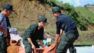 Cơ bản khống chế sự cố nứt đập ở hồ 1,7 triệu m3 nước