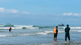 Tìm thấy thi thể nam du khách sau 2 ngày mất tích khi tắm biển ở Mũi Kê Gà