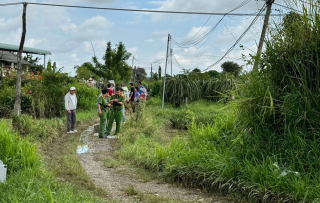 Điều tra vụ phát hiện thi thể người đàn ông dưới ruộng sau khi nước ngập rút