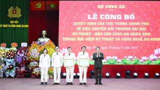 Xây dựng Học viện Kỹ thuật và Công nghệ an ninh trở thành cơ sở đào tạo xứng tầm khu vực