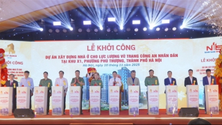 Khởi công dự án nhà ở cho lực lượng CAND tại phường Phú Thượng