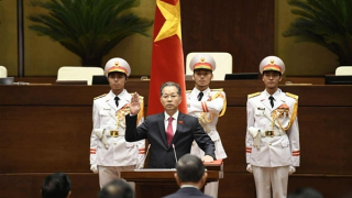 Chánh án TAND tối cao Nguyễn Văn Quảng tuyên thệ nhậm chức