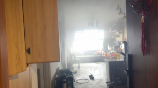 Kịp thời dập tắt đám cháy căn hộ tầng 16