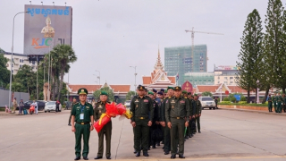 Thắt chặt tình đoàn kết sĩ quan trẻ hai nước Việt Nam - Campuchia