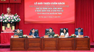 Cuốn sách của cố Tổng Bí thư Nguyễn Phú Trọng là kim chỉ nam, định hướng cho toàn lực lượng CAND