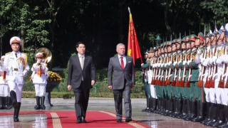 Chủ tịch nước Lương Cường chủ trì lễ đón chính thức Quốc vương Jordan