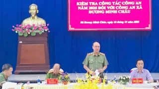 Công an xã chủ động tham mưu, bảo đảm ANTT ngay từ cơ sở